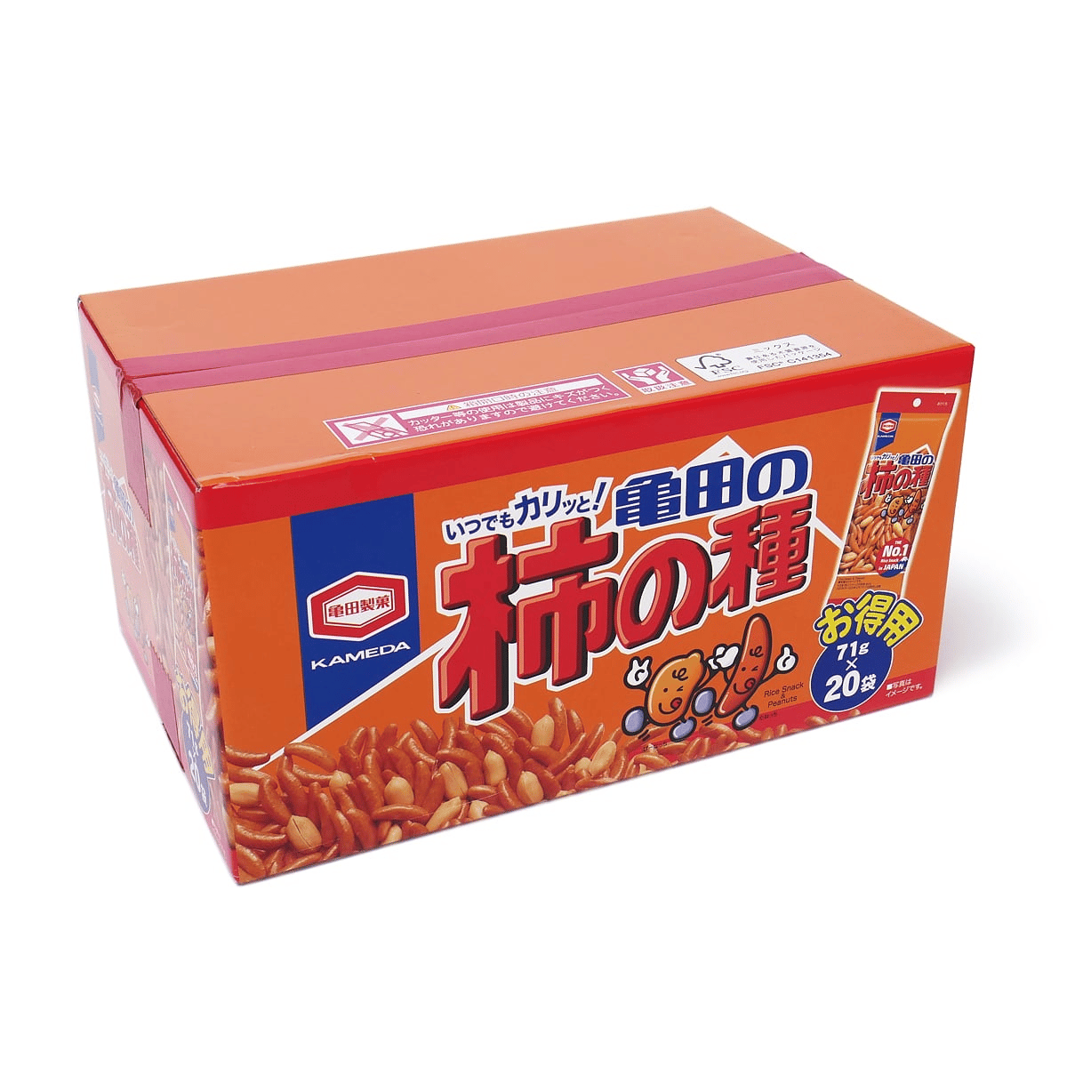 【日本好市多】亀田のかきの種ボックス　20袋（1420g）